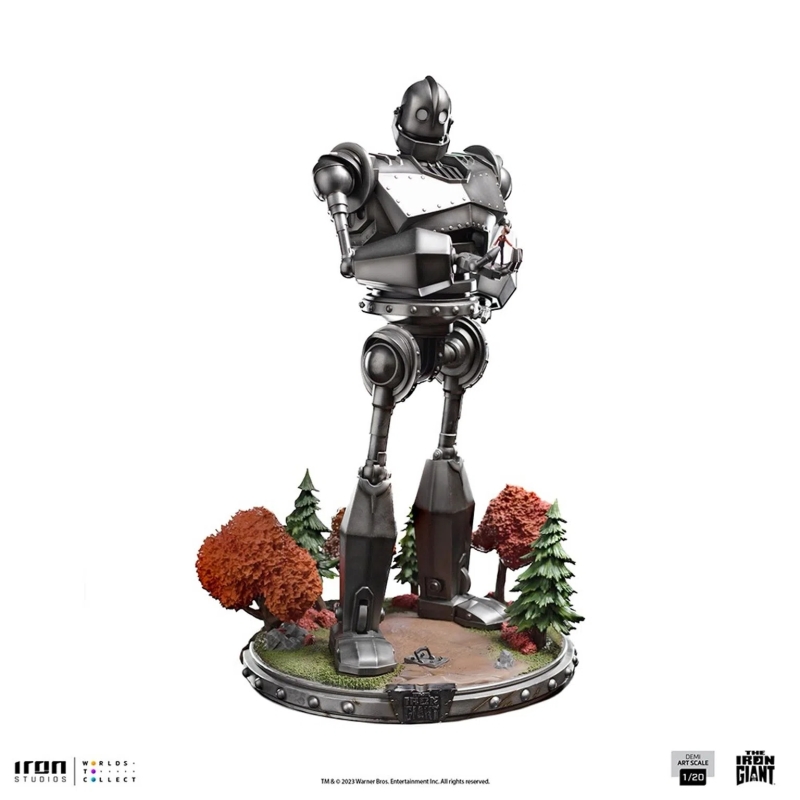 Iron Studios Demi Scale「鐵巨人＆豪加斯」（Iron Giant and Hogarth Hughes）1/20 比例全身雕像