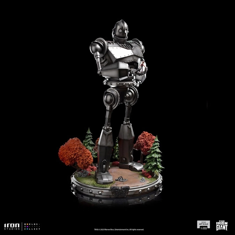 Iron Studios Demi Scale「鐵巨人＆豪加斯」（Iron Giant and Hogarth Hughes）1/20 比例全身雕像