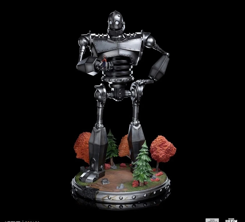 Iron Studios Demi Scale「鐵巨人＆豪加斯」（Iron Giant and Hogarth Hughes）1/20 比例全身雕像