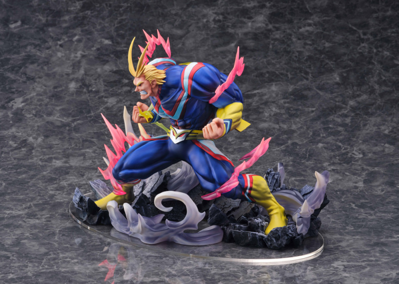 S-FIRE《我的英雄學院》歐爾麥特 1/8比例模型 搭載AR特效再現將使出必殺技的壓倒性迫力!