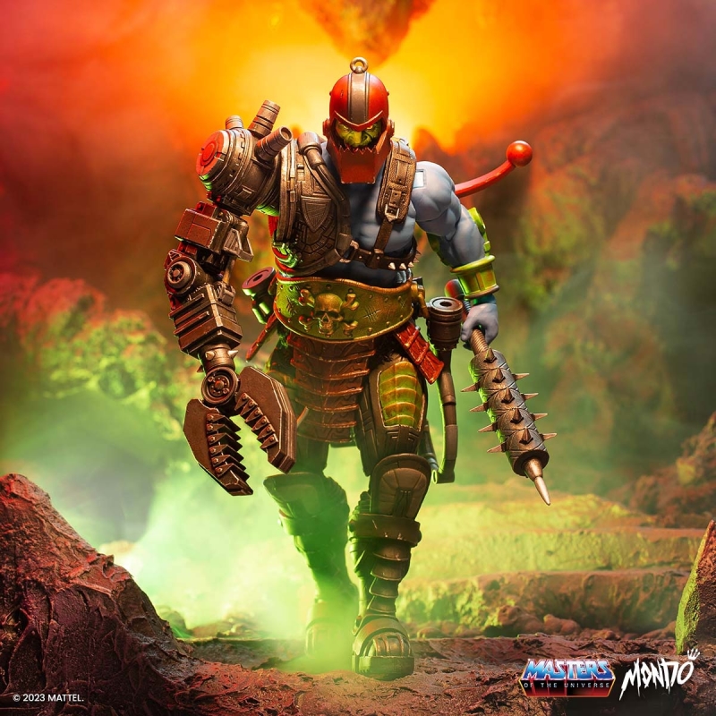 MONDO《太空超人》鯊魚嘴（Trap Jaw）1/6 比例可動人偶 可配掛多種武裝的魄力機械臂！