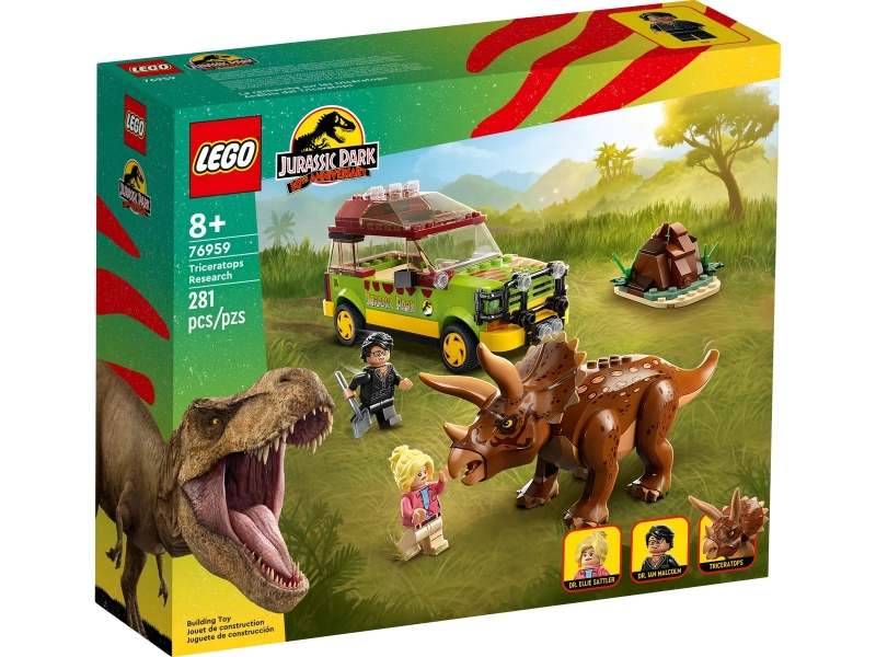 LEGO 76957～76961《侏羅紀公園》五款新盒組發表 豐富恐龍＆經典遊園車登場！