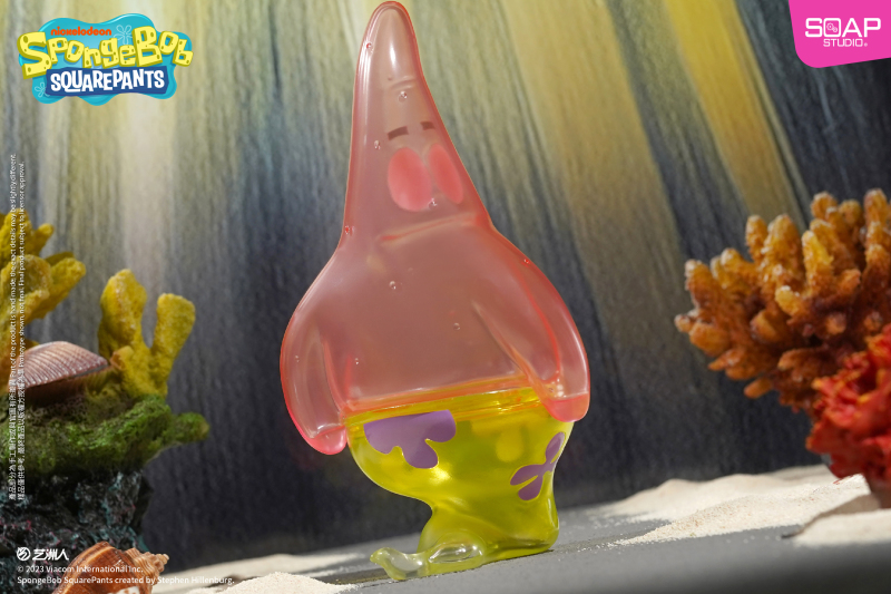 Soap Studio《海綿寶寶》被詛咒的海綿寶寶＆派大星 搪膠人偶 半透明材質再現鬼魂視覺效果！