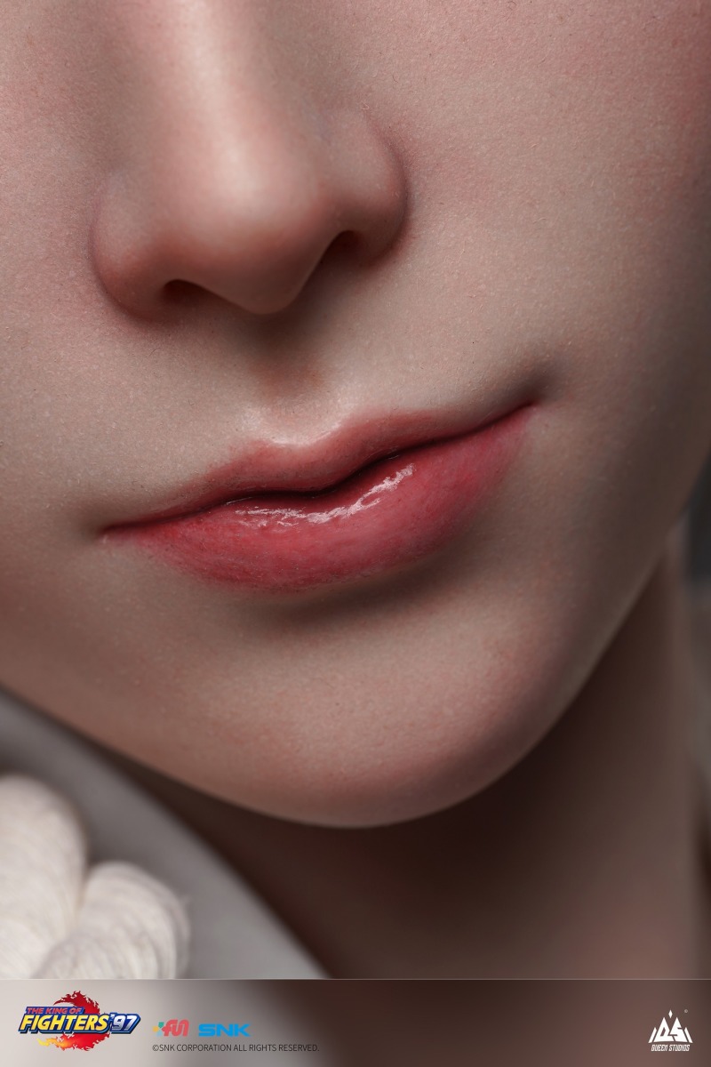 大膽的想法!Queen studios《格鬥天王'97》不知火舞 1/1比例胸像 逼真矽膠徹底還原