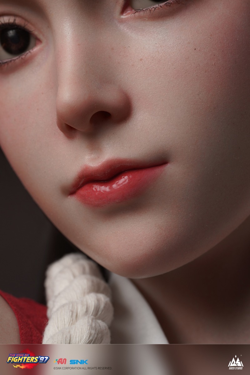 大膽的想法!Queen studios《格鬥天王'97》不知火舞 1/1比例胸像 逼真矽膠徹底還原