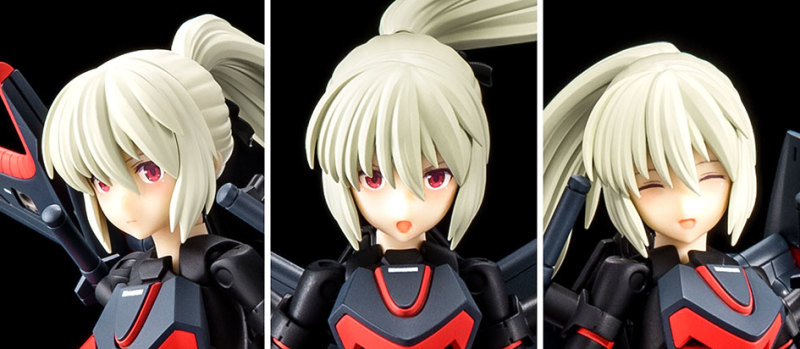 女神裝置x武裝神姫『天使型 安瓦爾 重塗配色版』漆黑與赤紅的新風格預計 09 月發售!