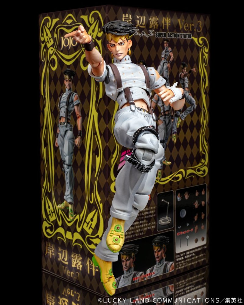 震撼斷指場景！超像可動《JOJO的奇妙冒險 不滅鑽石 》岸邊露伴 Ver.3 新包裝再回歸