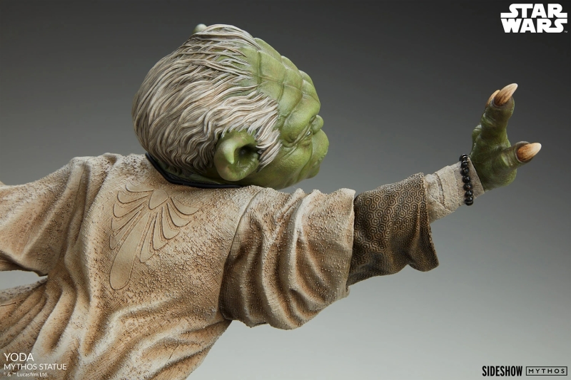 Sideshow Collectibles《星際大戰》尤達（Yoda）- Mythos 全身雕像 敏捷作戰姿態躍動再現！