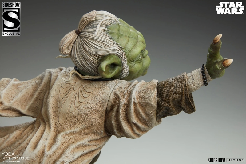 Sideshow Collectibles《星際大戰》尤達（Yoda）- Mythos 全身雕像 敏捷作戰姿態躍動再現！