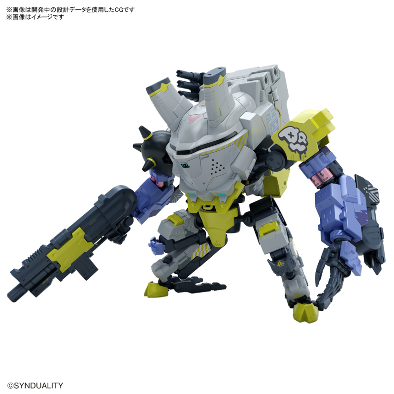 萬代全新科幻作品《SYNDUALITY》動畫版主角機『HG 戴吉歐格』預計 07 月發售！