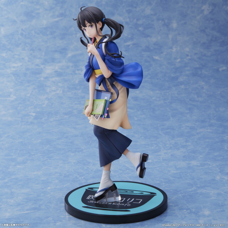 追加傳說中的大便!ANIPLEX《Lycoris Recoil 莉可麗絲》井之上瀧奈 1/7 比例模型 可愛的雙馬尾店服上菜