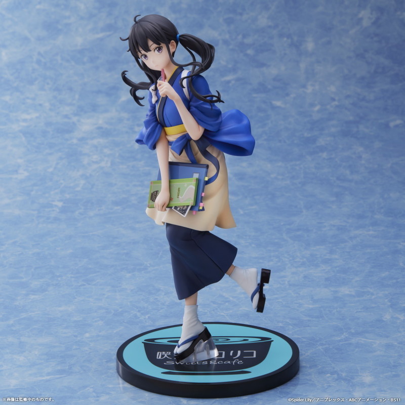 追加傳說中的大便!ANIPLEX《Lycoris Recoil 莉可麗絲》井之上瀧奈 1/7 比例模型 可愛的雙馬尾店服上菜