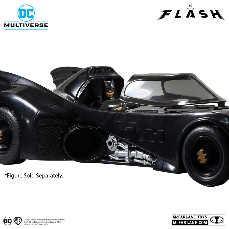 麥法蘭DC Multiverse《閃電俠》蝙蝠車BATMOBILE 載具模型再現89版經典