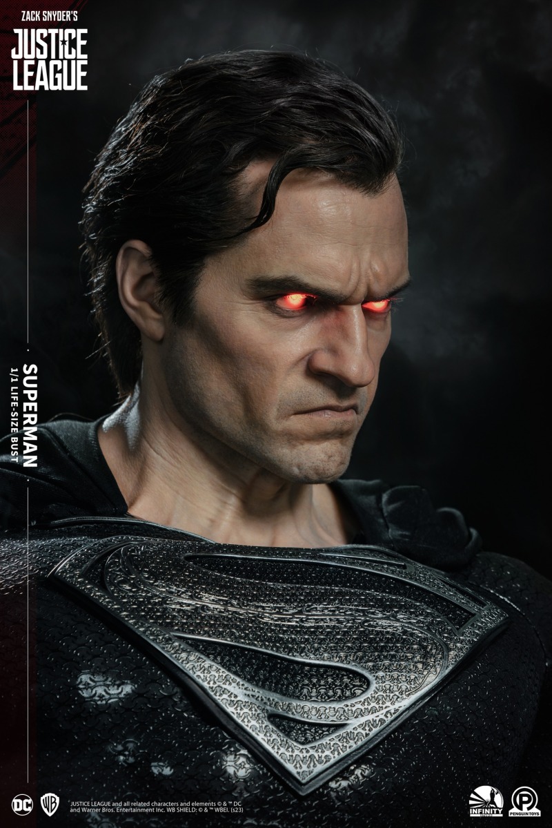 Infinity Studio《查克史奈德之正義聯盟》超人（Superman）1:1 比例胸像 威壓感十足的憤怒姿態！