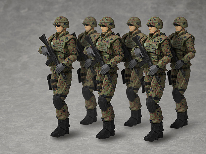 忠實再現2000 年代日本陸上自衛隊迷彩制服『figma 自衛隊員』預計10 月 