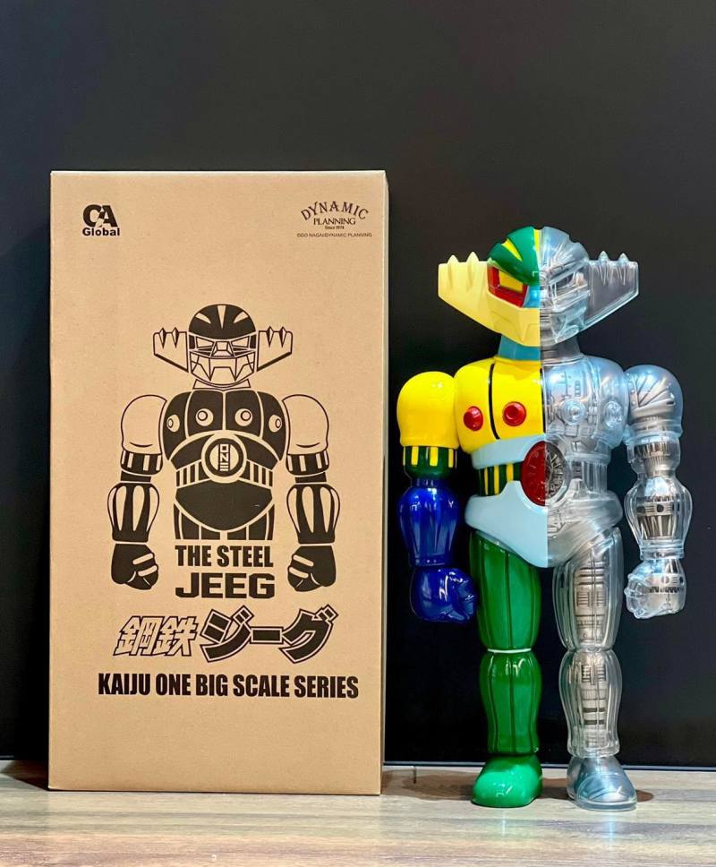 男の子向けプレゼント集結 透 鋼鉄ジーグ ソフビ 大型 クリアメカニック 50cm Jeeg Steel その他