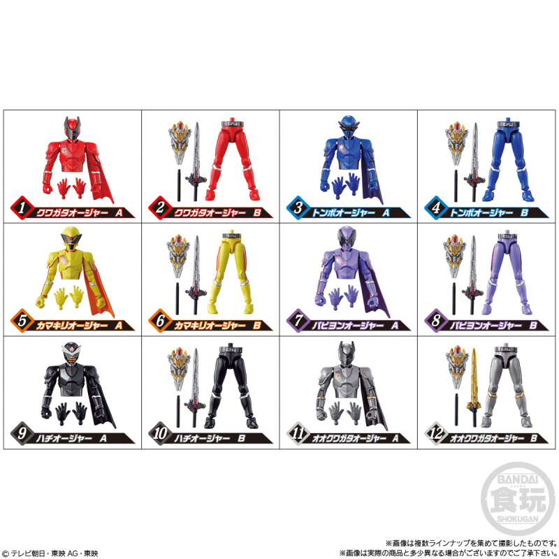 收錄劇中六位王者的王鎧武裝姿態 食玩『王者戰隊君王者 勇動』可動人偶預計 05 月發售!