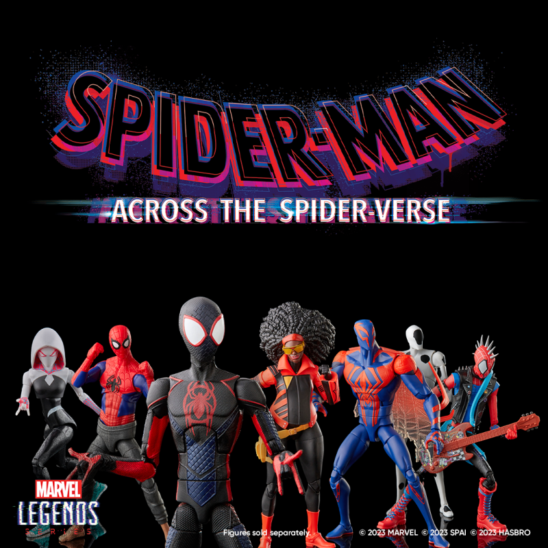 HASBRO 漫威傳奇系列「蜘蛛人：穿越新宇宙」6 吋可動人偶！