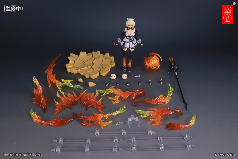 蝸之殼工作室「砂之家 砂織」1/12比例可動人偶 巨巨萌妹用魄力法杖制裁你～