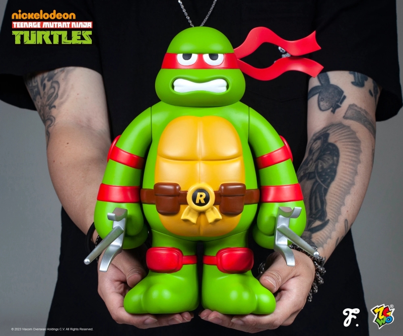 愚者樂園 × 忍者龜「神龜四兄弟」30 公分軟膠玩具！（TMNT × Fools Paradise）