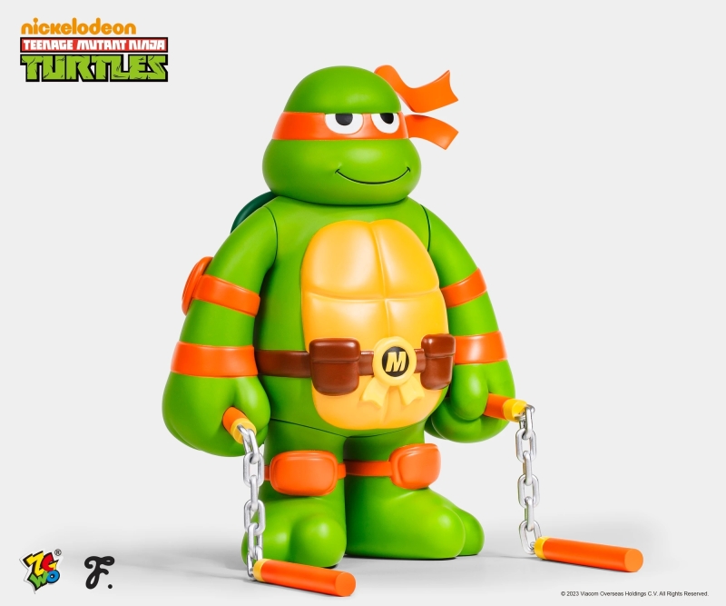 愚者樂園 × 忍者龜「神龜四兄弟」30 公分軟膠玩具！（TMNT × Fools Paradise）