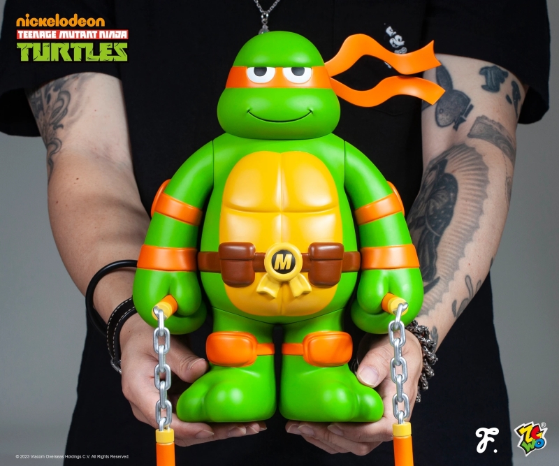 愚者樂園 × 忍者龜「神龜四兄弟」30 公分軟膠玩具！（TMNT × Fools Paradise）