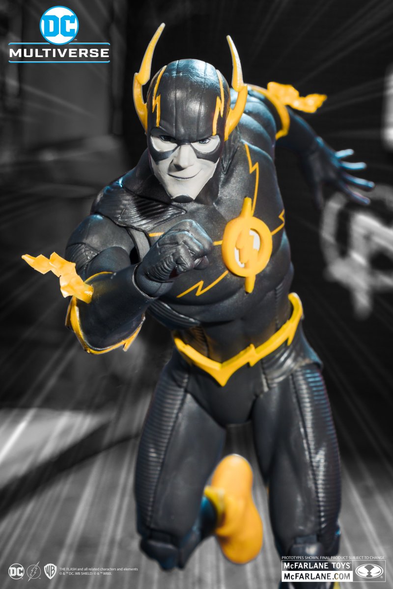麥法蘭 DC Multiverse 系列「閃電俠」（The Flash）Gold Label 可動人偶【BBTS限定版】