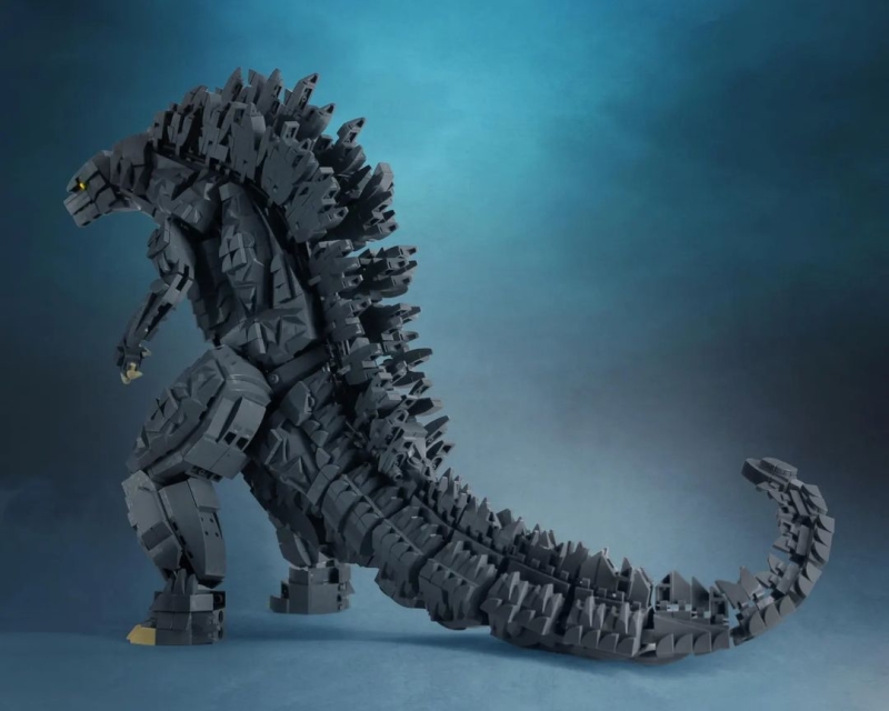 Jayfa 樂高 MOC 作品「哥吉拉 (傳奇影業版) 」磚拼模型 足以撼動對樂高可能性認知的極致造型!