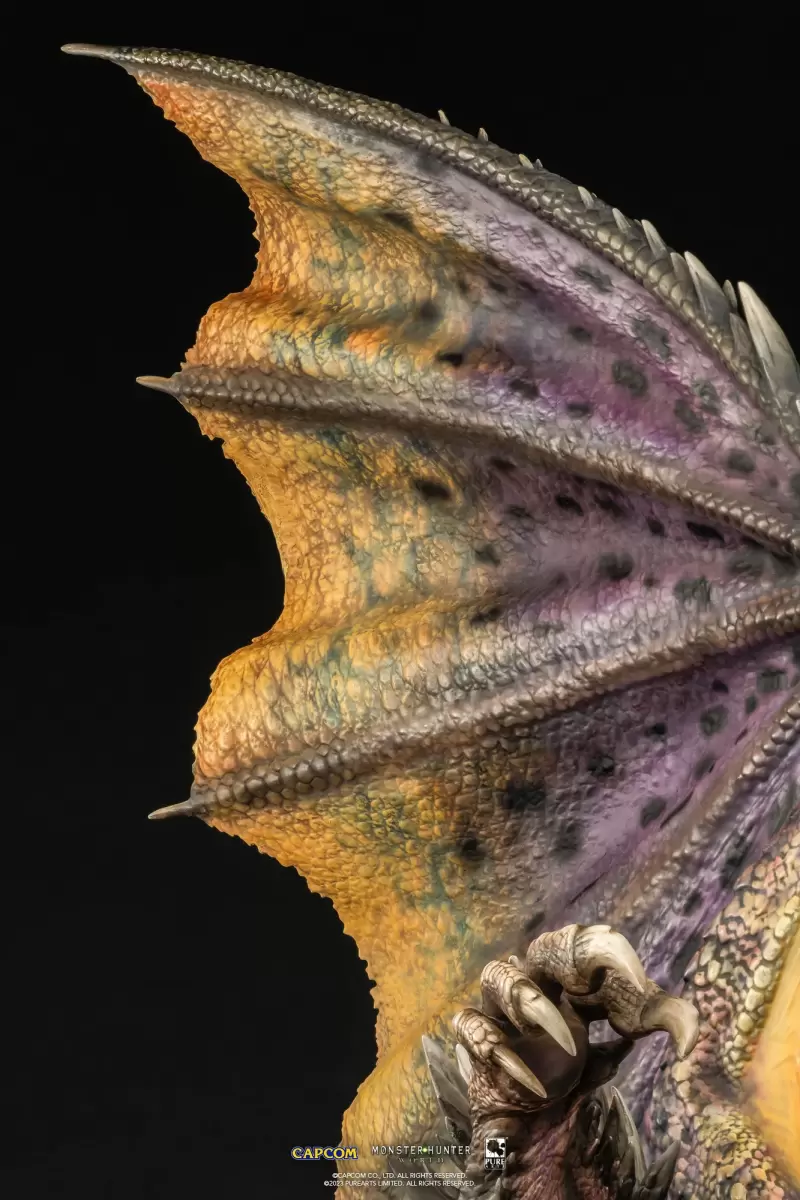 PURE ARTS《魔物獵人 世界》滅盡龍1/26 比例雕像 76公分的壓倒性霸氣尺寸！