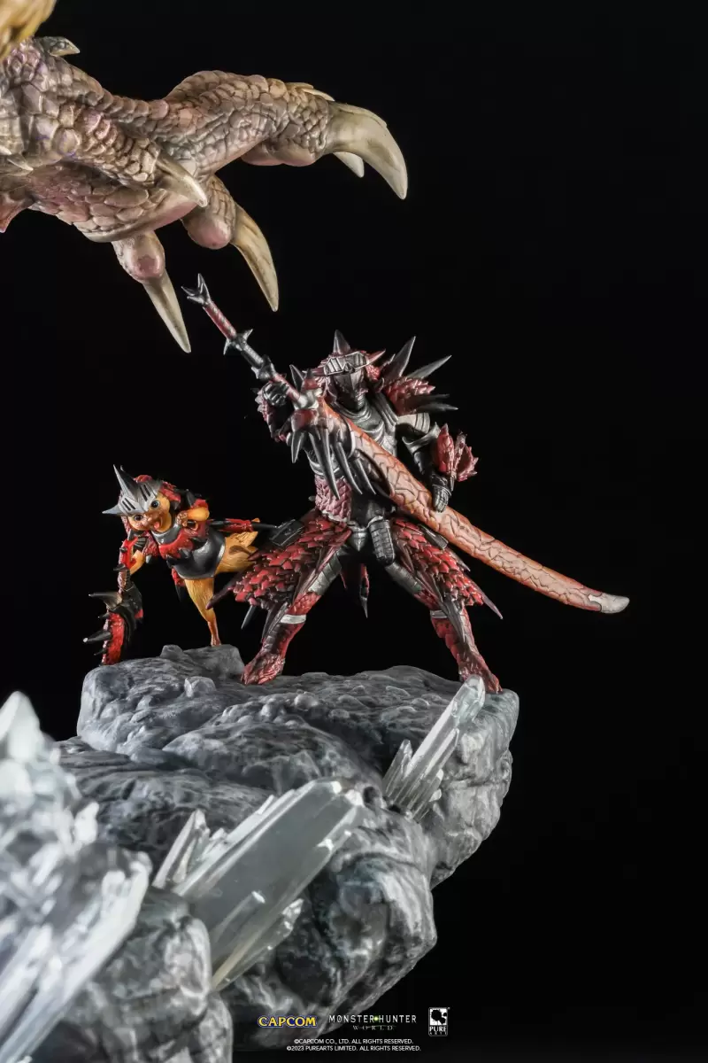 PURE ARTS《魔物獵人 世界》滅盡龍1/26 比例雕像 76公分的壓倒性霸氣尺寸！