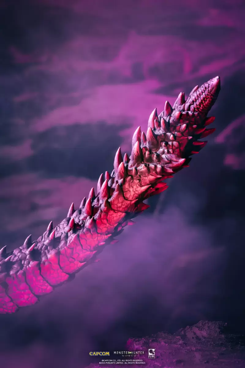 PURE ARTS《魔物獵人 世界》滅盡龍1/26 比例雕像 76公分的壓倒性霸氣尺寸！