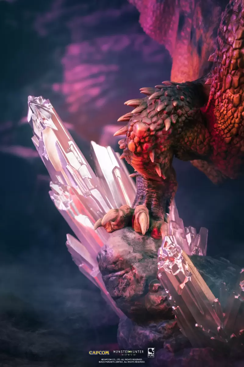 PURE ARTS《魔物獵人 世界》滅盡龍1/26 比例雕像 76公分的壓倒性霸氣尺寸！