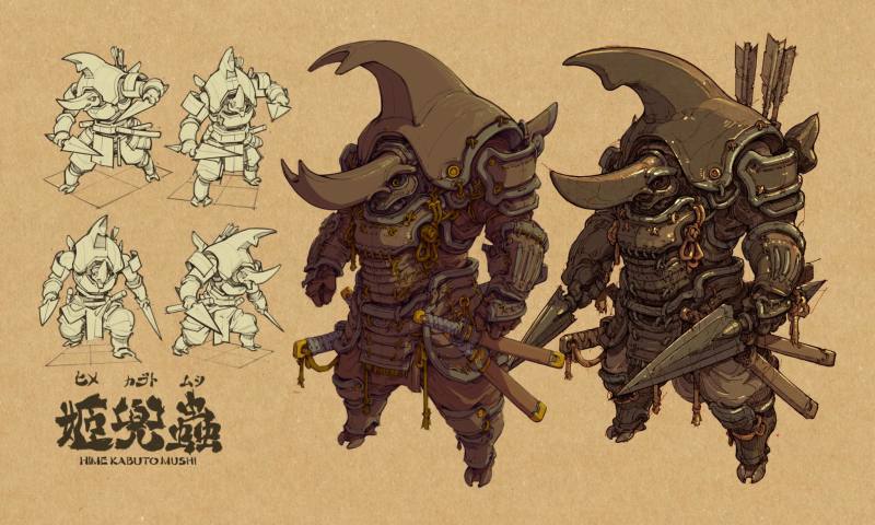 R-one studio × 許皓程「姬兜蟲 Hime Kabuto Mushi」GK 套件 超霸氣兜蟲戰士重磅登場！