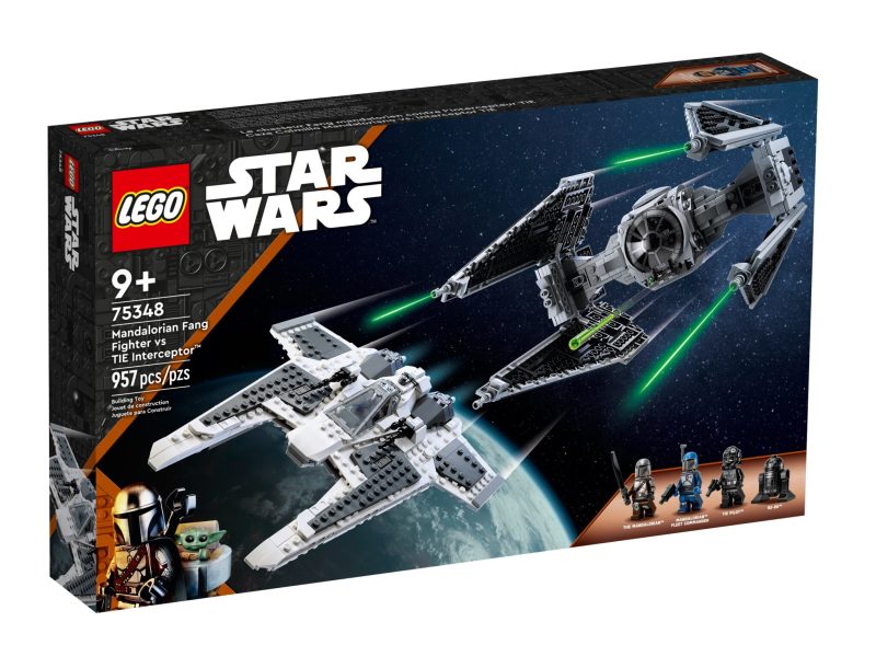 LEGO 75348「獠牙戰機大戰鈦攔截機」（Mandalorian Fang Fighter vs. TIE Interceptor）