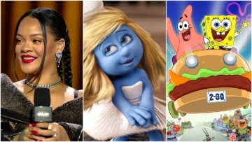 蕾哈娜加入新《藍色小精靈》電影扮「小美人」！史上最浩大《海綿寶寶》電影將於後年上映