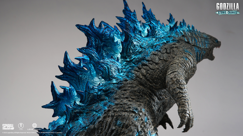 發光般的背鰭!SPIRAL STUDIO TOTM系列「哥吉拉 II 怪獸之王 哥吉拉(原子吐息)」限量雕像