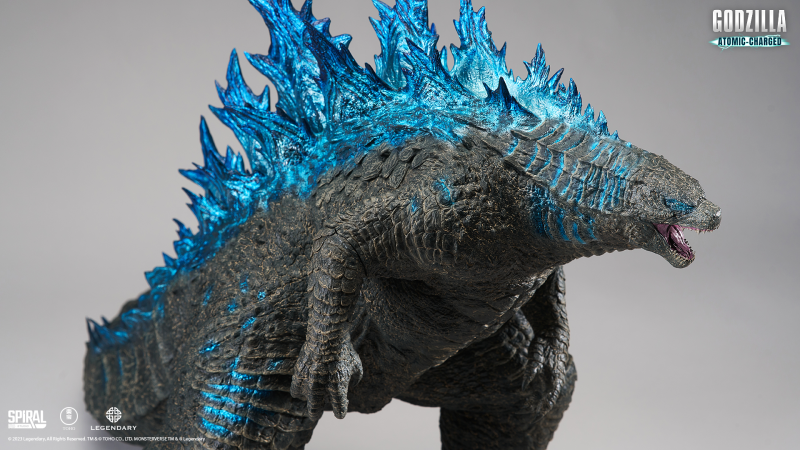 發光般的背鰭!SPIRAL STUDIO TOTM系列「哥吉拉 II 怪獸之王 哥吉拉(原子吐息)」限量雕像