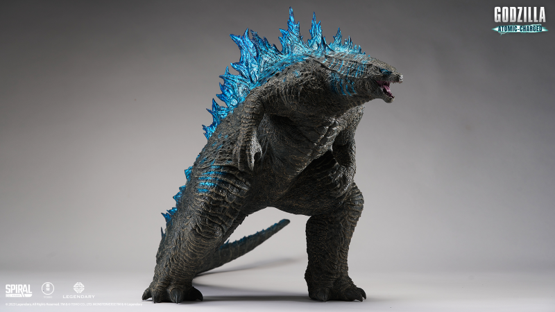 發光般的背鰭!SPIRAL STUDIO TOTM系列「哥吉拉 II 怪獸之王 哥吉拉(原子吐息)」限量雕像