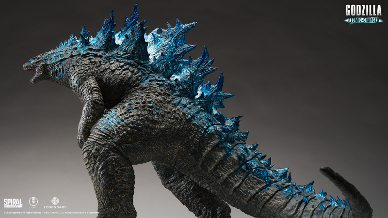 發光般的背鰭!SPIRAL STUDIO TOTM系列「哥吉拉 II 怪獸之王 哥吉拉(原子吐息)」限量雕像
