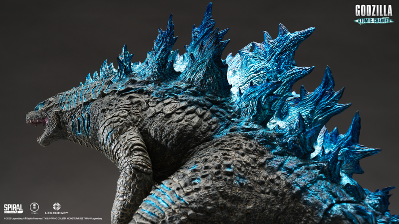 發光般的背鰭!SPIRAL STUDIO TOTM系列「哥吉拉 II 怪獸之王 哥吉拉(原子吐息)」限量雕像