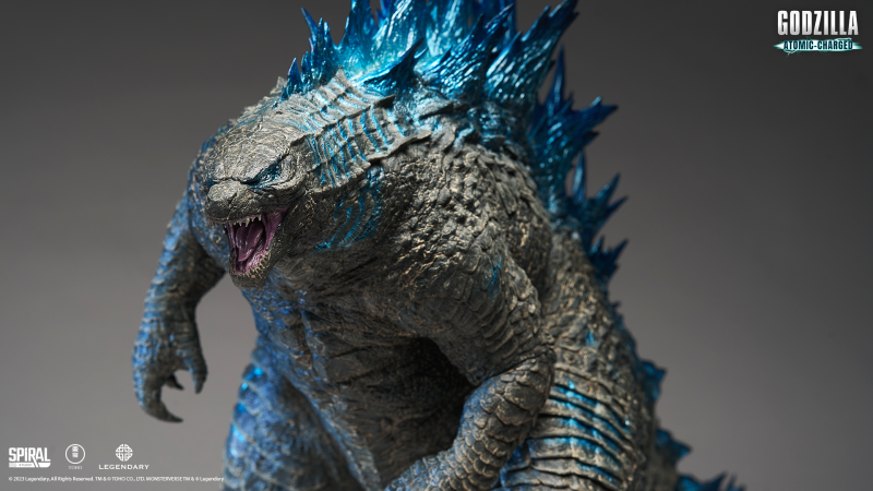 發光般的背鰭!SPIRAL STUDIO TOTM系列「哥吉拉 II 怪獸之王 哥吉拉(原子吐息)」限量雕像