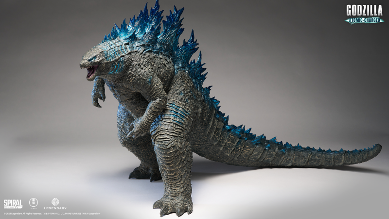 發光般的背鰭!SPIRAL STUDIO TOTM系列「哥吉拉 II 怪獸之王 哥吉拉(原子吐息)」限量雕像