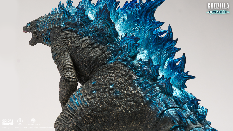 發光般的背鰭!SPIRAL STUDIO TOTM系列「哥吉拉 II 怪獸之王 哥吉拉(原子吐息)」限量雕像