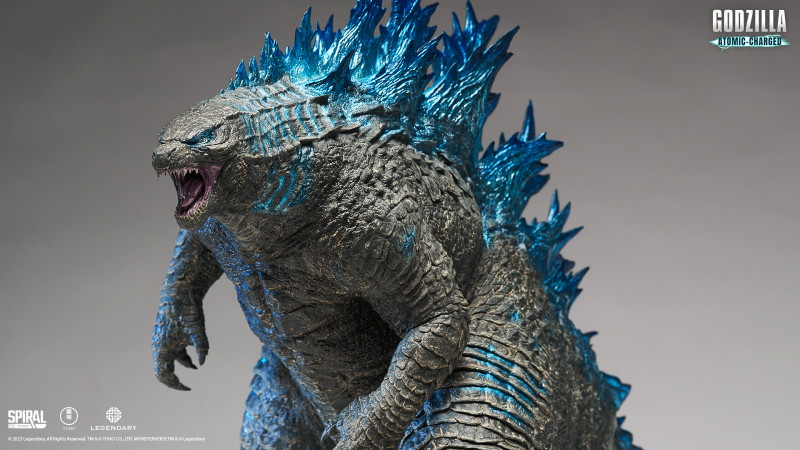發光般的背鰭!SPIRAL STUDIO TOTM系列「哥吉拉 II 怪獸之王 哥吉拉(原子吐息)」限量雕像
