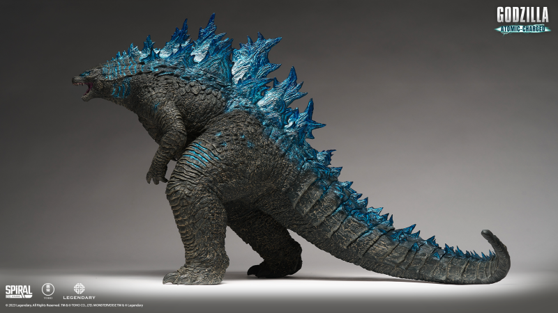 發光般的背鰭!SPIRAL STUDIO TOTM系列「哥吉拉 II 怪獸之王 哥吉拉(原子吐息)」限量雕像