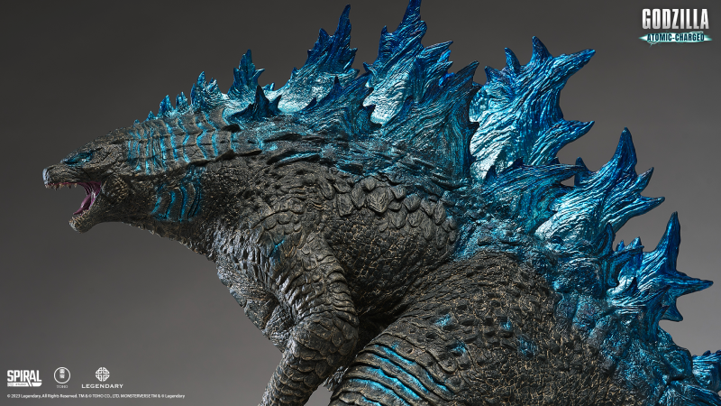 發光般的背鰭!SPIRAL STUDIO TOTM系列「哥吉拉 II 怪獸之王 哥吉拉(原子吐息)」限量雕像