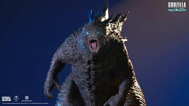 發光般的背鰭!SPIRAL STUDIO TOTM系列「哥吉拉 II 怪獸之王 哥吉拉(原子吐息)」限量雕像