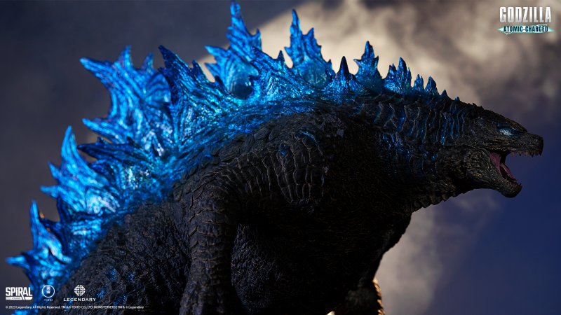 發光般的背鰭!SPIRAL STUDIO TOTM系列「哥吉拉 II 怪獸之王 哥吉拉(原子吐息)」限量雕像