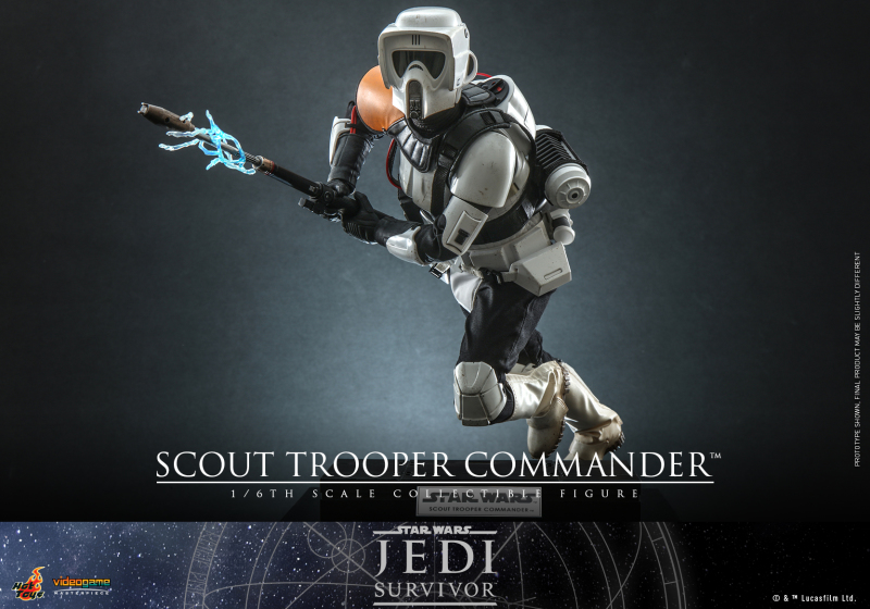 Hot Toys《星際大戰 絕地：倖存者》帝國偵察兵指揮官（Scout Trooper Commander）1/6 比例收藏級人偶 配有可伸縮帶電鎮暴棍！
