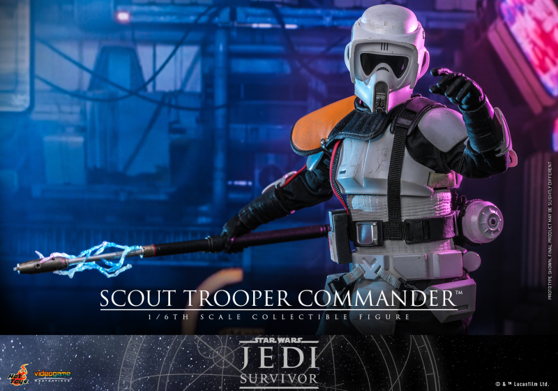 Hot Toys《星際大戰 絕地：倖存者》帝國偵察兵指揮官（Scout Trooper Commander）1/6 比例收藏級人偶 配有可伸縮帶電鎮暴棍！
